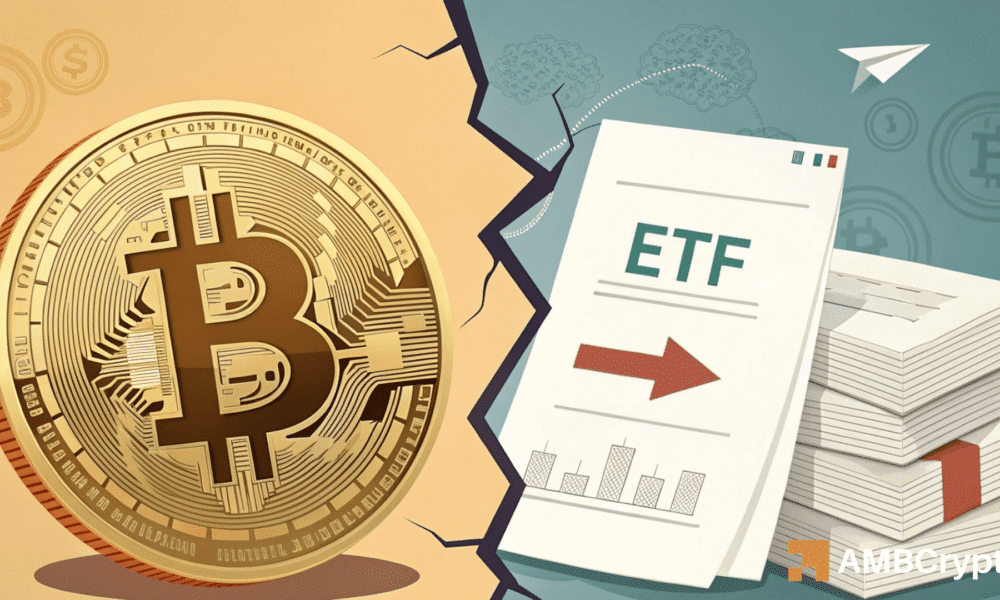 比特币:ETF 繁荣之际,BTC 低迷需求迎麻烦?