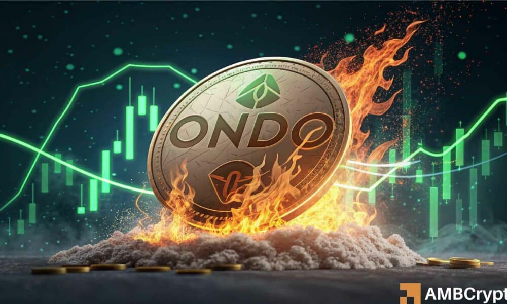 ONDO关注1.10美元，因为两个关键领域相符：接下来会有16%的反弹吗？